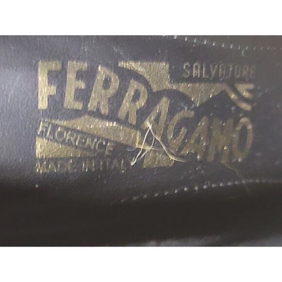 Salvatore Ferragamo Zig Zag Stitch Leather‎ Booties Ankle Boots Tricolor - Picture 5 of 11